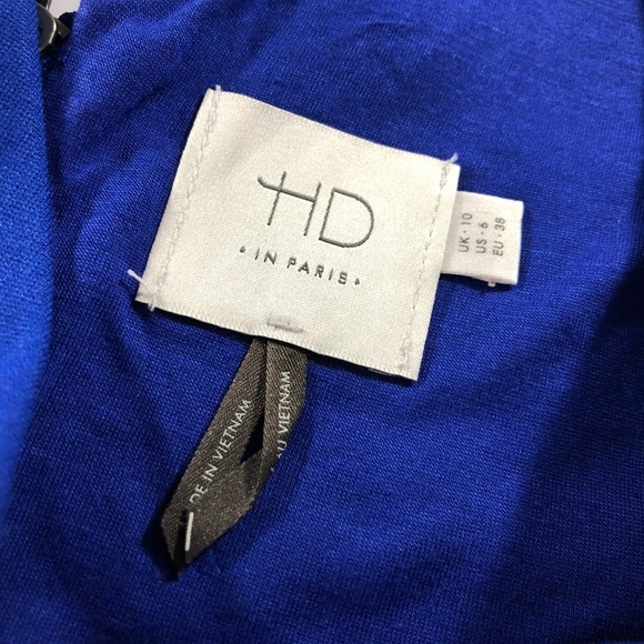 Anthropologie HD in Paris Blue Green Ardmore Dress - Picture 6 of 8